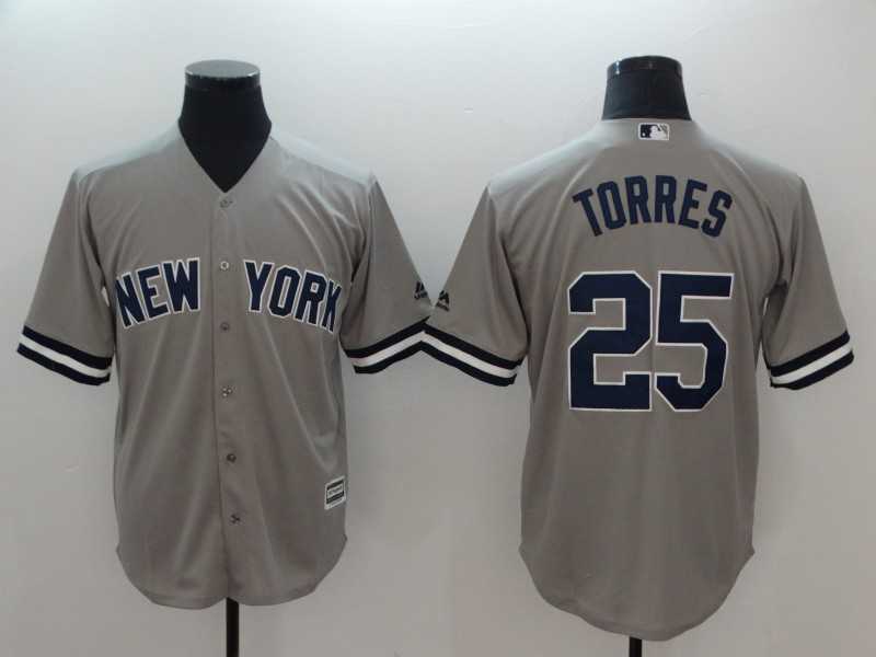 Yankees 25 Gleyber Torres Gray Cool Base Replica Player Stitched Baseball Jerseys (1),We sell and wholesale Yankees 25 Gleyber Torres Gray Cool Base Replica Player Stitched Baseball Jerseys (1) on line form chian!